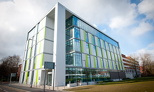 Outside view of the James Chadwick Building