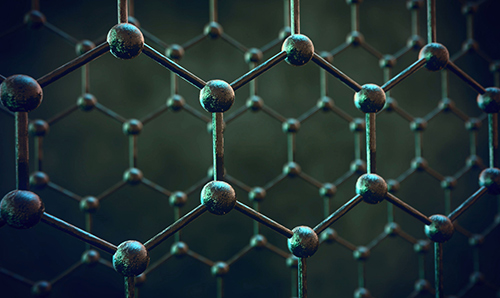 A close-up of graphene membranes