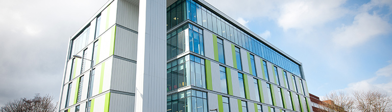 Outside view of the James Chadwick Building